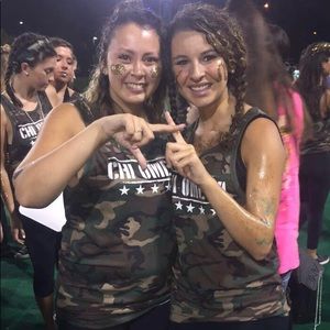 Sorority Chi Omega Tank Top Size Small